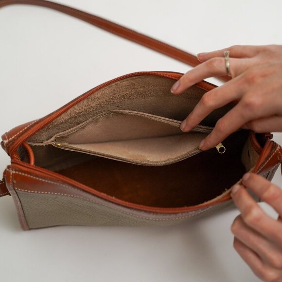 Made in USA Leather Crossbody Bag - Picture 6 of 9